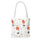 Watercolor Halloween Pattern Tote Bag