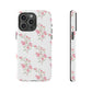 Watercolor Pink Floral Branch Tough Cases