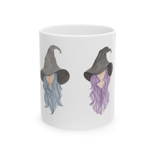 Watercolor Four Witchy Sisters Ceramic Mug