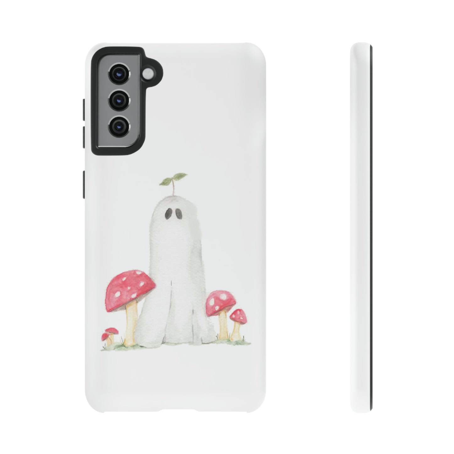 Watercolor Mushroom Ghost Tough Cases