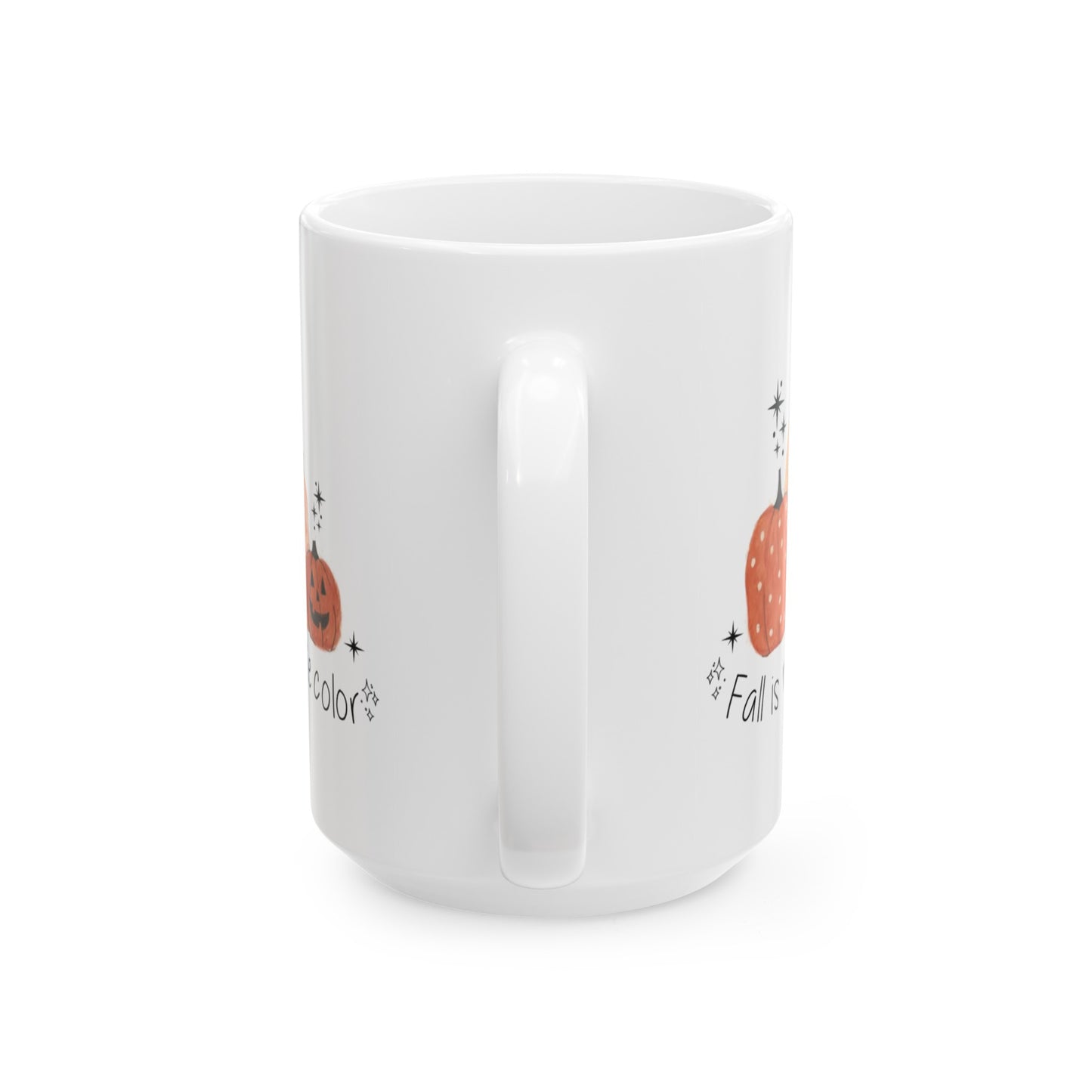 Watercolor Fall is my Favorite Color Ceramic Mug, (11oz, 15oz)