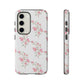 Watercolor Pink Floral Branch Tough Cases