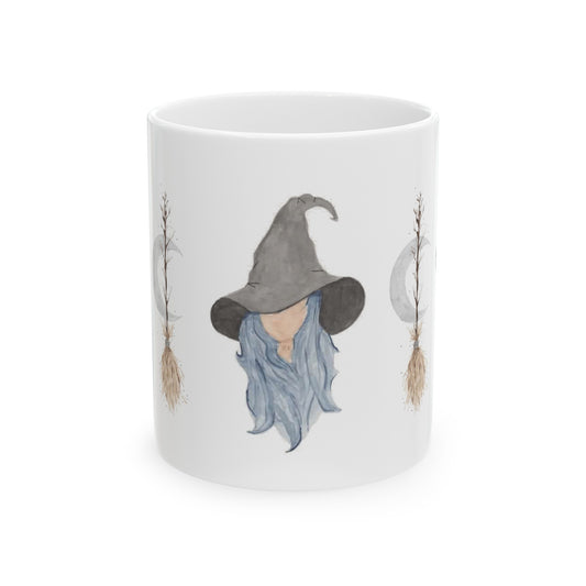 Watercolor Three Witchy Sisters Ceramic Mug