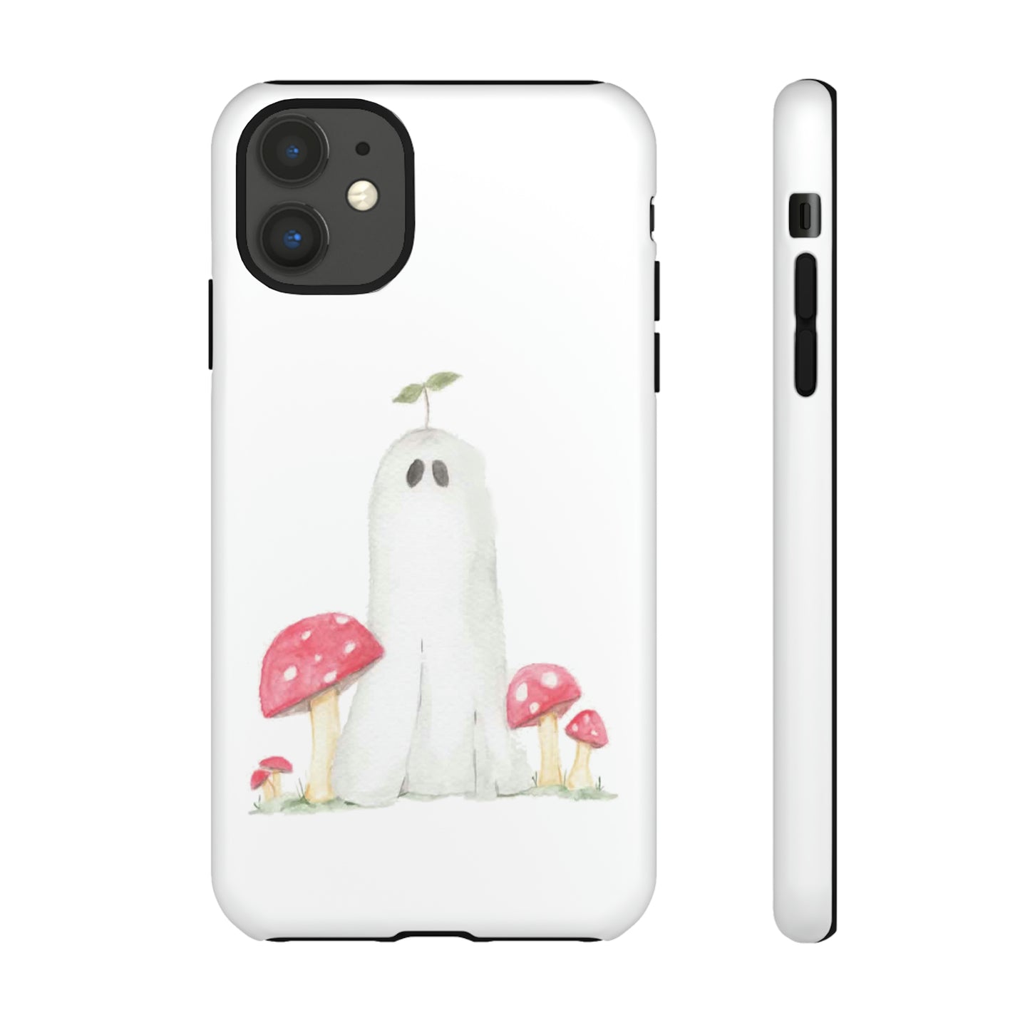 Watercolor Mushroom Ghost Tough Cases