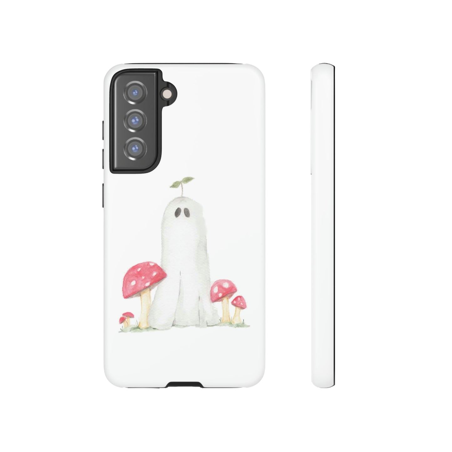 Watercolor Mushroom Ghost Tough Cases