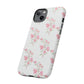 Watercolor Pink Floral Branch Tough Cases