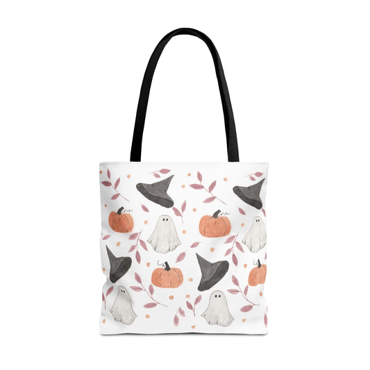 Halloween Watercolor Pattern Tote Bag