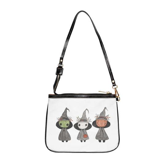 Watercolor Lil Trick or Treaters Small Shoulder Bag