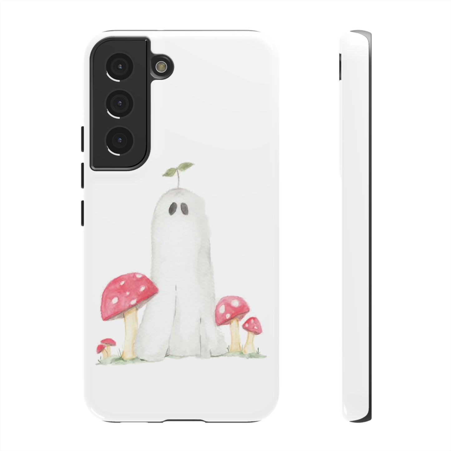 Watercolor Mushroom Ghost Tough Cases