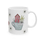 Watercolor Little House in a Cup Ceramic Mug