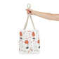 Watercolor Halloween Pattern Tote Bag