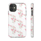 Watercolor Pink Floral Branch Tough Cases