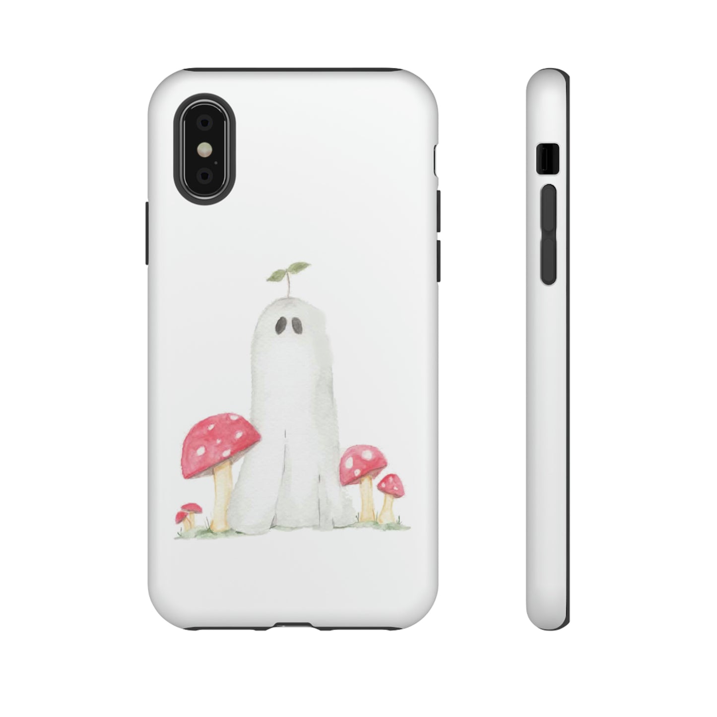 Watercolor Mushroom Ghost Tough Cases