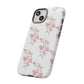 Watercolor Pink Floral Branch Tough Cases