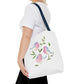 Watercolor Bluebird Tote Bag