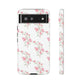 Watercolor Pink Floral Branch Tough Cases