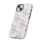 Watercolor Pink Floral Branch Tough Cases