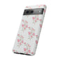 Watercolor Pink Floral Branch Tough Cases