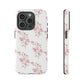 Watercolor Pink Floral Branch Tough Cases