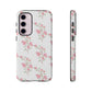 Watercolor Pink Floral Branch Tough Cases