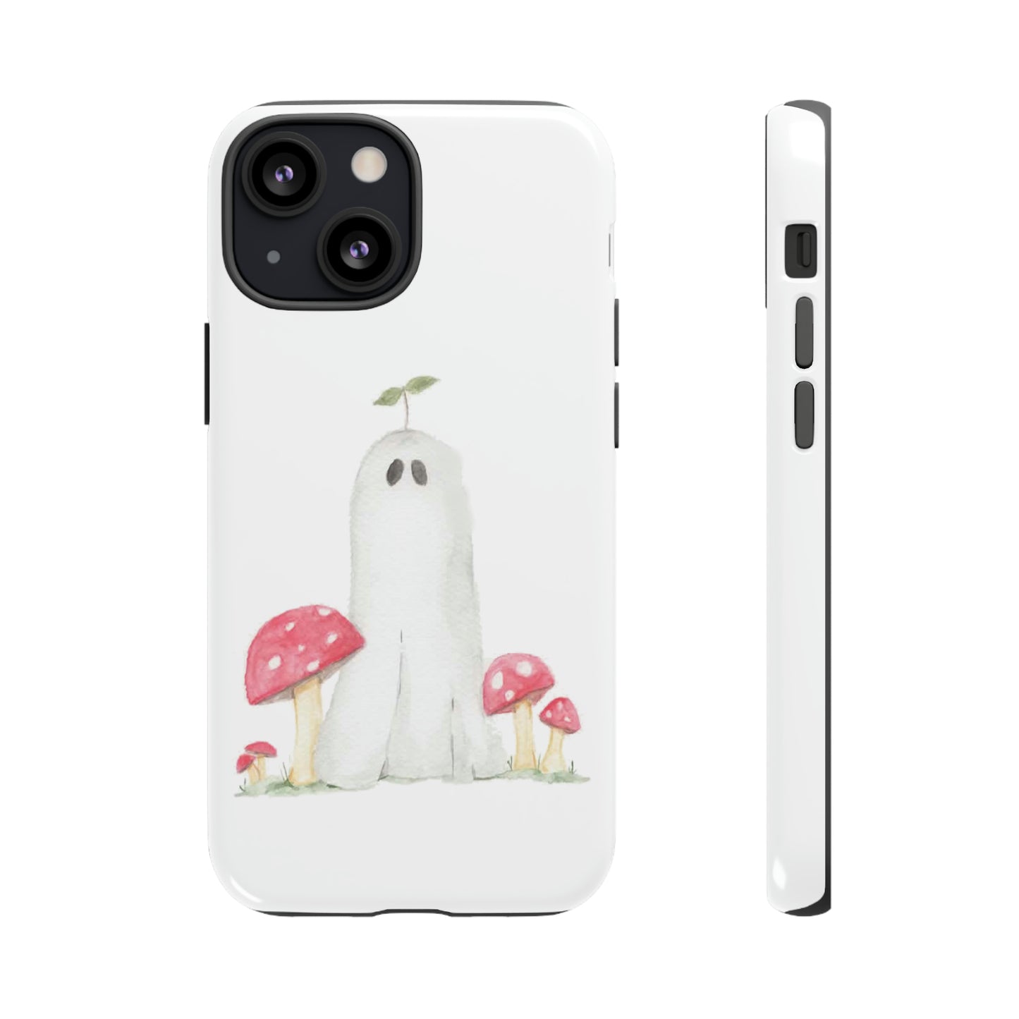 Watercolor Mushroom Ghost Tough Cases