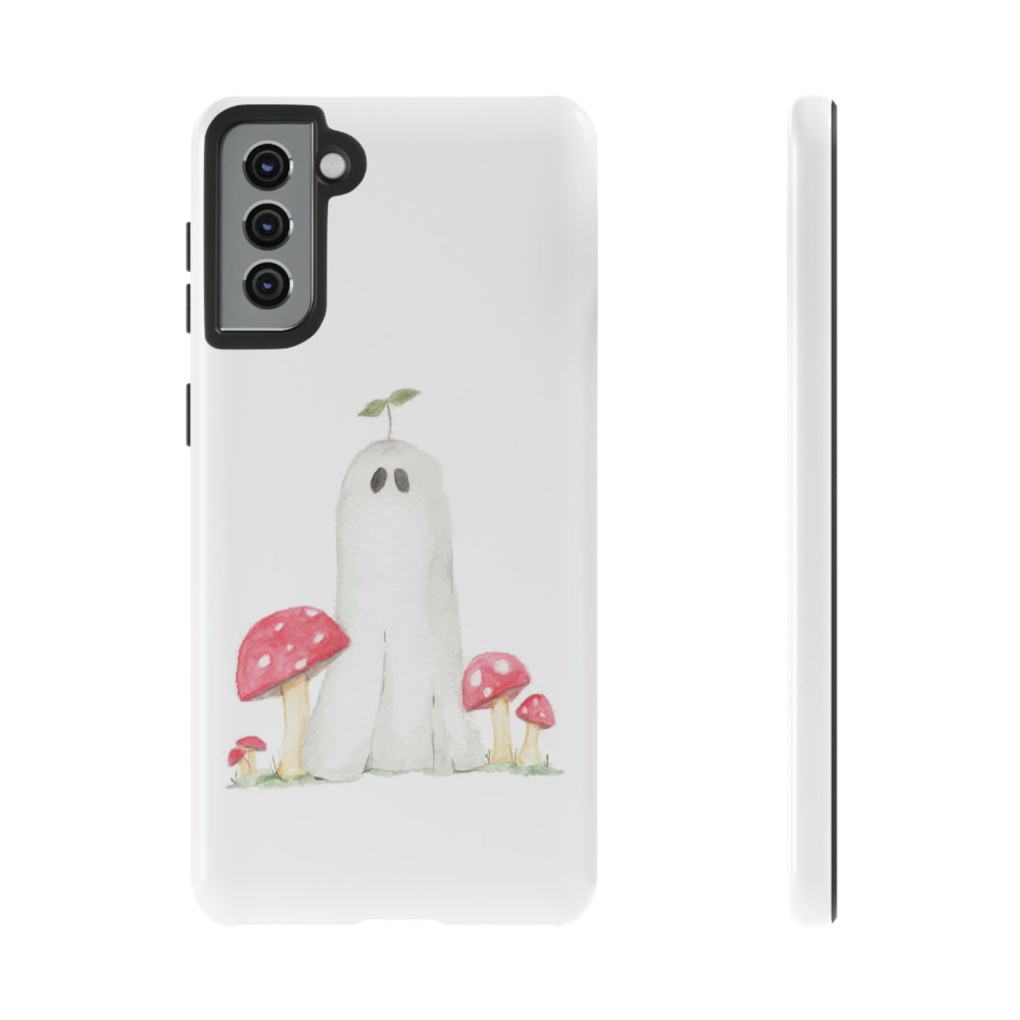 Watercolor Mushroom Ghost Tough Cases