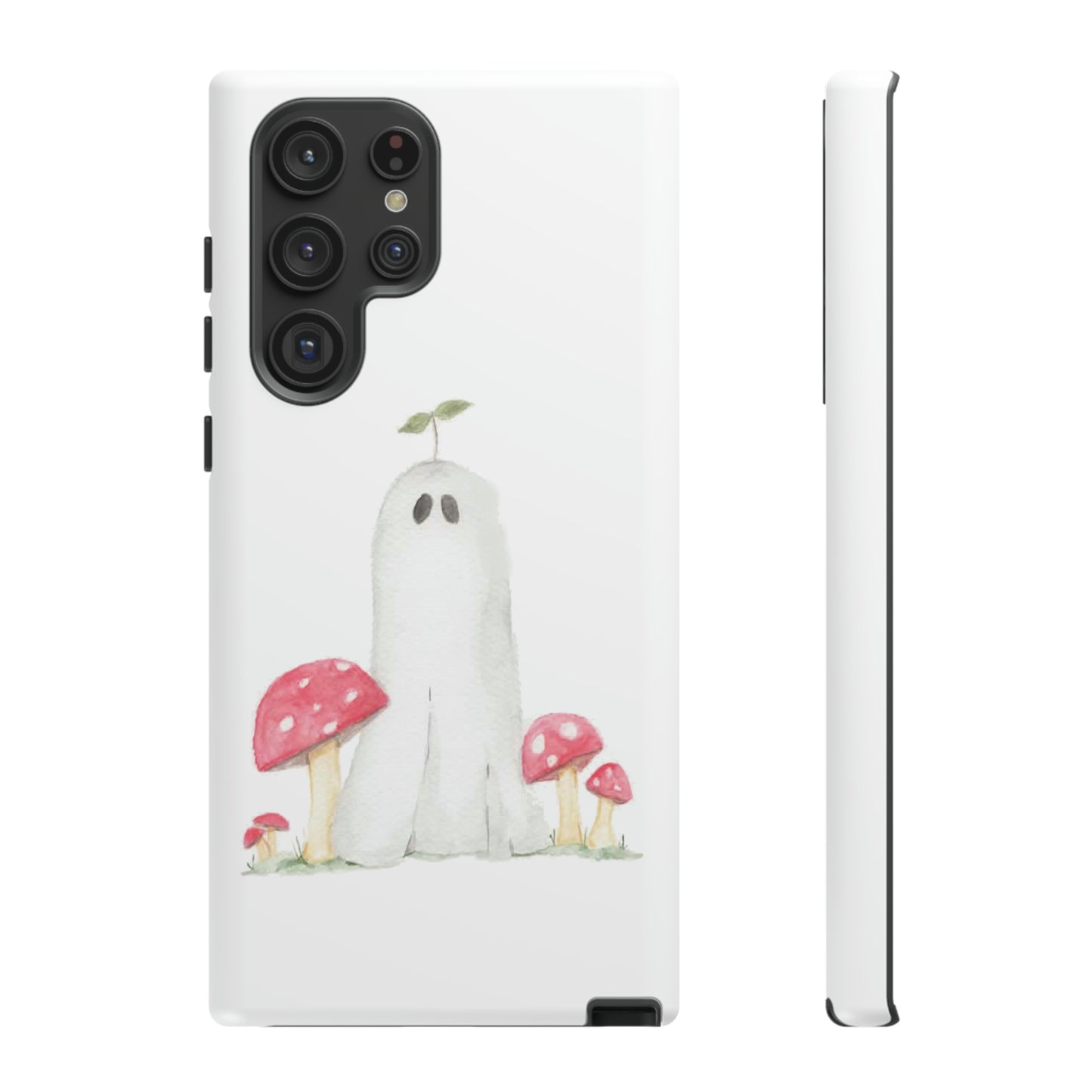 Watercolor Mushroom Ghost Tough Cases