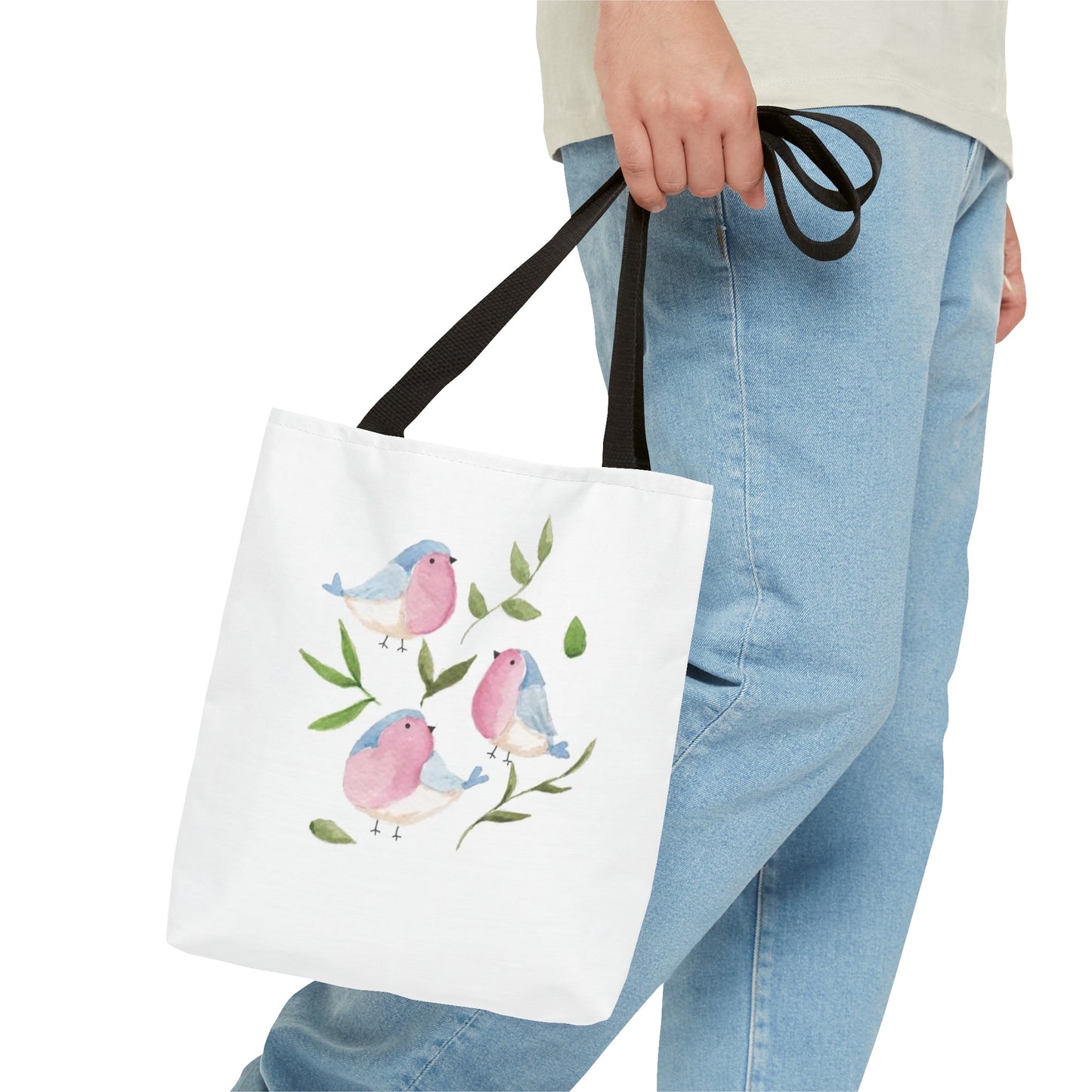 Watercolor Bluebird Tote Bag