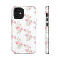 Watercolor Pink Floral Branch Tough Cases