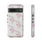 Watercolor Pink Floral Branch Tough Cases