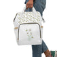 *Special Order* Daisies and Bees Multifunctional Diaper Backpack