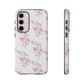 Watercolor Pink Floral Branch Tough Cases