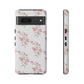 Watercolor Pink Floral Branch Tough Cases