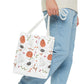 Watercolor Halloween Pattern Tote Bag