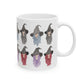 Watercolor Four Witchy Sisters Ceramic Mug