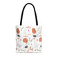 Watercolor Halloween Pattern Tote Bag