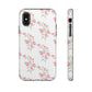 Watercolor Pink Floral Branch Tough Cases