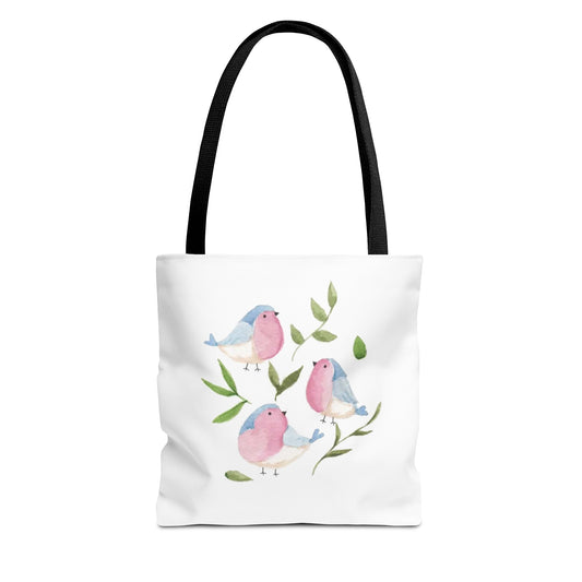 Watercolor Bluebird Tote Bag