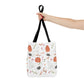 Watercolor Halloween Pattern Tote Bag