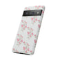 Watercolor Pink Floral Branch Tough Cases