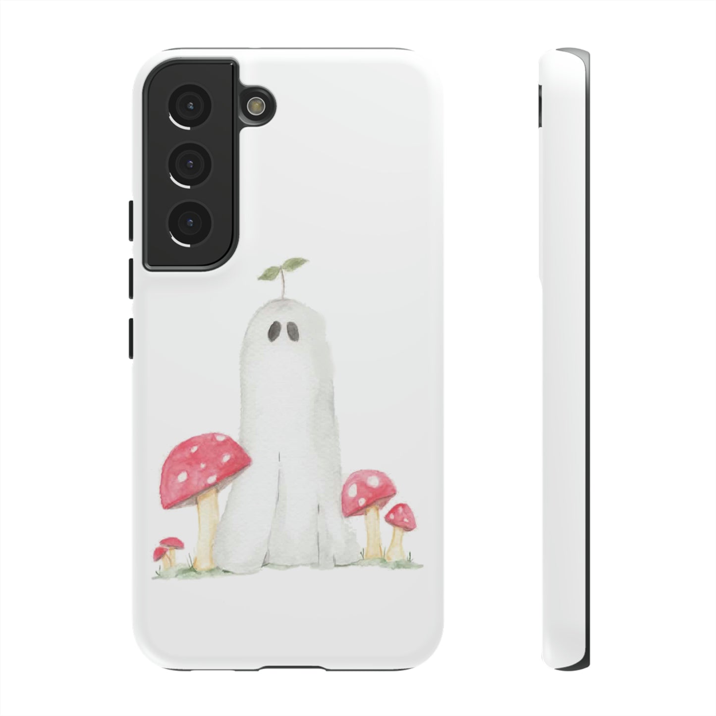 Watercolor Mushroom Ghost Tough Cases