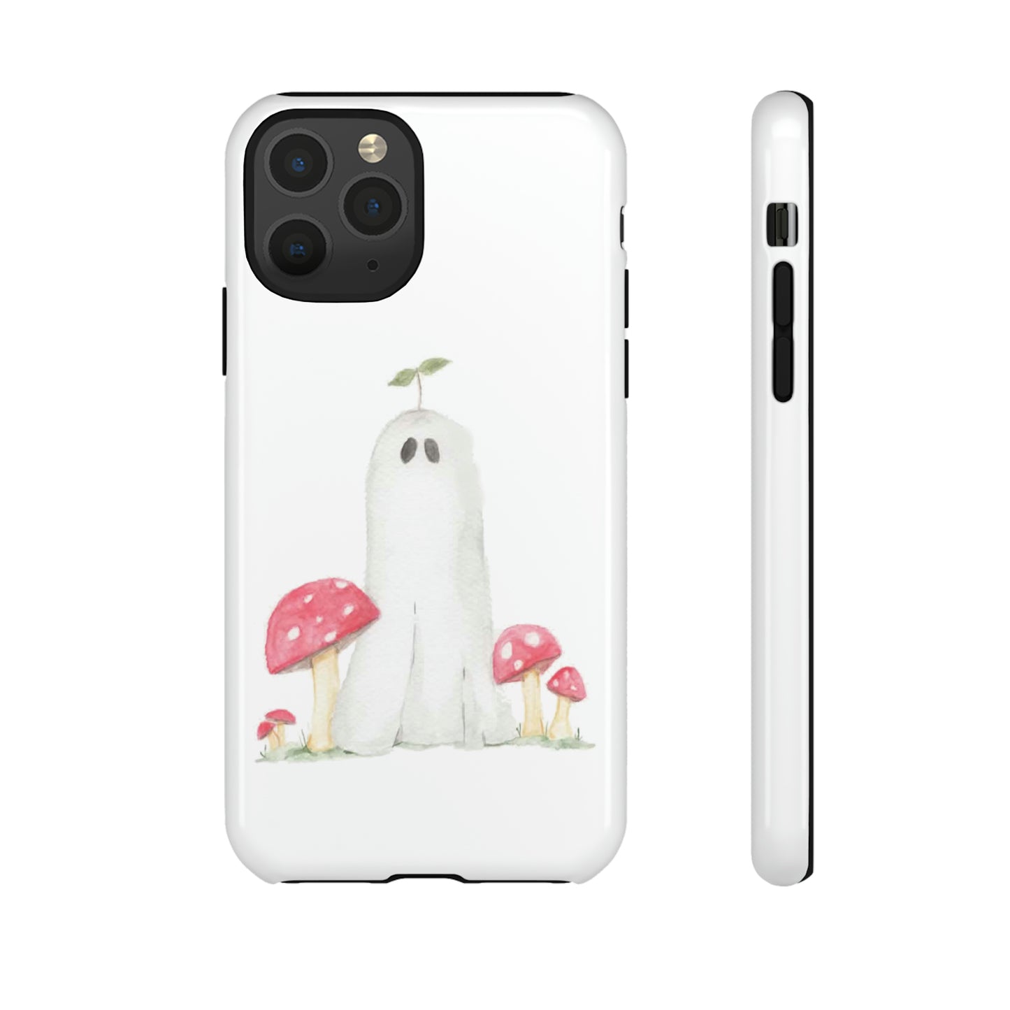 Watercolor Mushroom Ghost Tough Cases