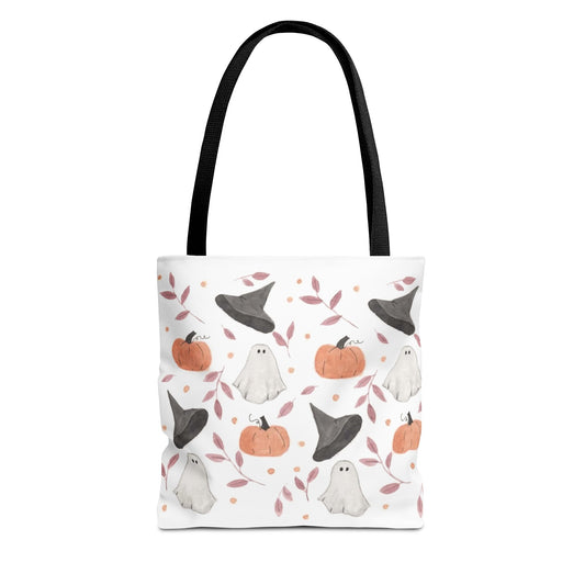 Halloween Watercolor Pattern Tote Bag