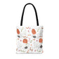 Watercolor Halloween Pattern Tote Bag