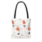 Watercolor Halloween Pattern Tote Bag