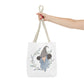 Watercolor Blue Witch Tote Bag