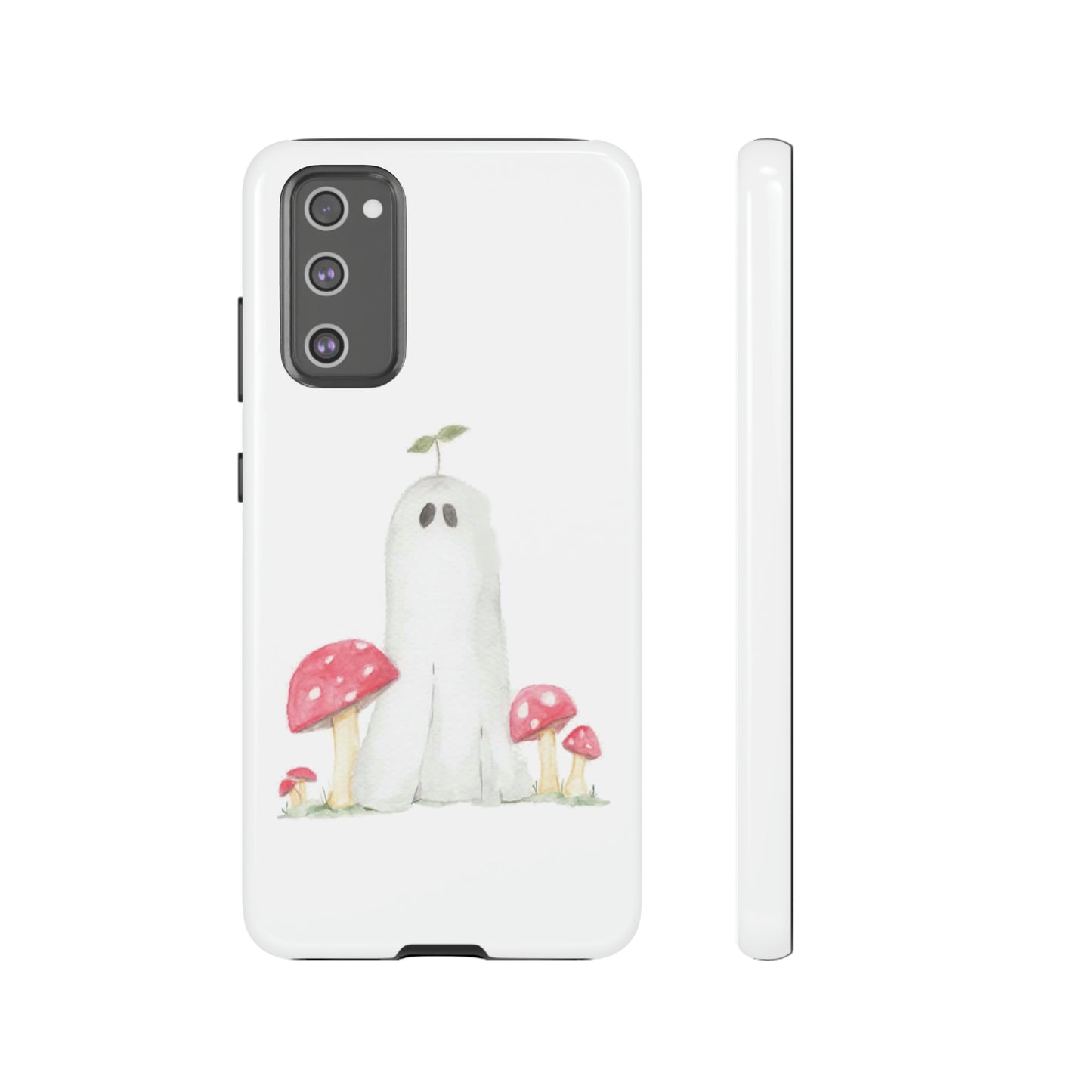 Watercolor Mushroom Ghost Tough Cases